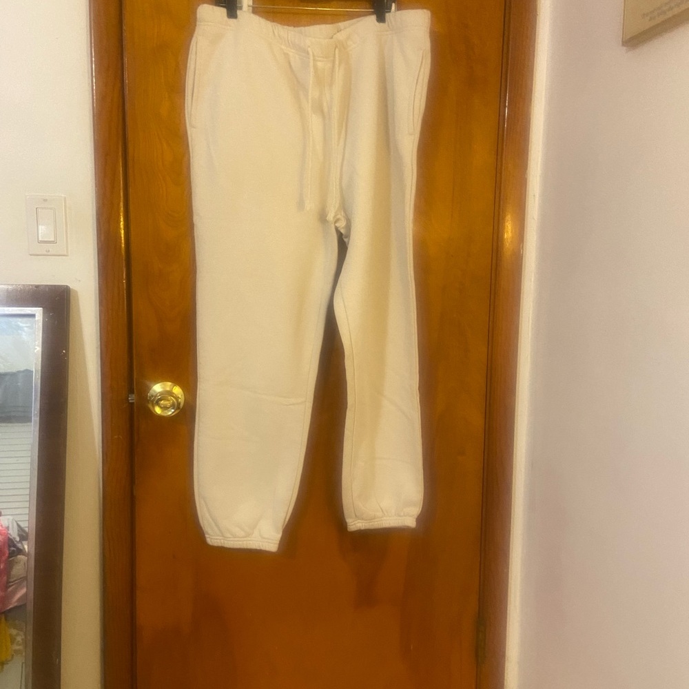 Boundaries Cozy Cream Drawstring Sweatpants